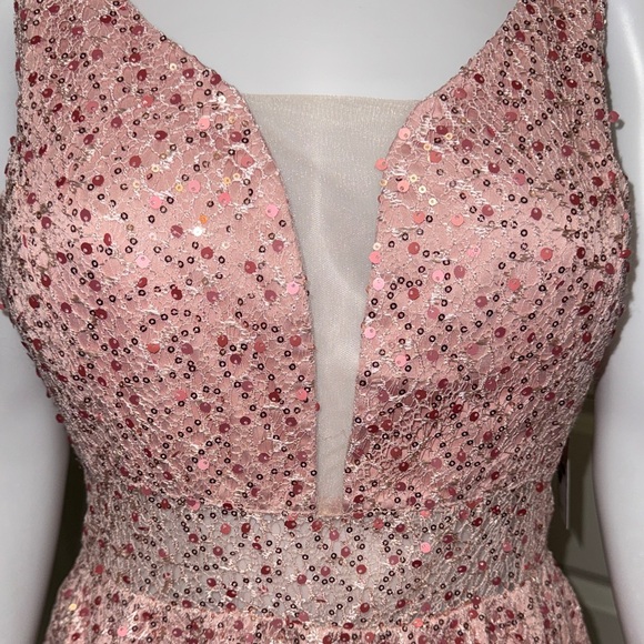 Sparkling Pink Mini Dress - Picture 5 of 10